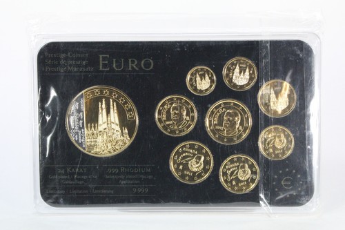 Prestige Münzsatz EURO Spanien 2011 Coinset mit Limitierung, selten, Gold plated - Bild 6 von 9