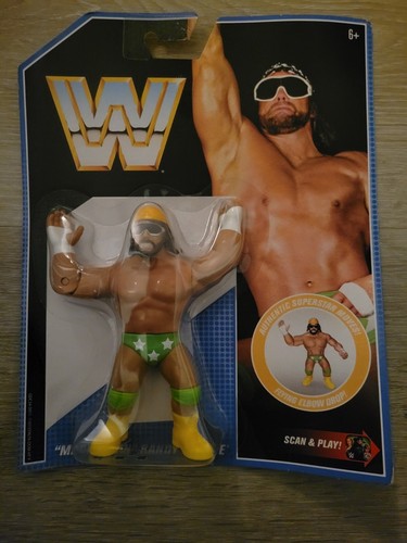 WWE Mattel Retro Macho Man Randy Savage Green Tigh...