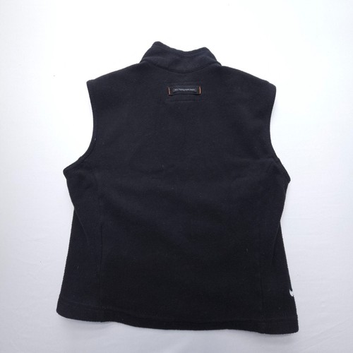 Vintage Nike ACG Fleece Vest Youth Boys Medium 8-10 Black USA Thermal Layer - Picture 2 of 8