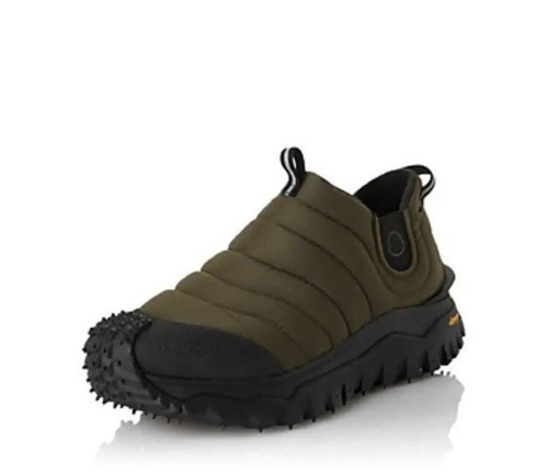 AUTENTICO Moncler Trailgrip Après Trainers Verde Oliva-UK 7-EUR 41-US 8-con scatola - Foto 5 di 9