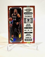 2022-23 Panini Contenders Optic DILLON BROOKS Season Ticket Red Prizm SP #68