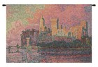 Chateau Des Papes Belgian Tapestry Jacquard Woven European Wall Art