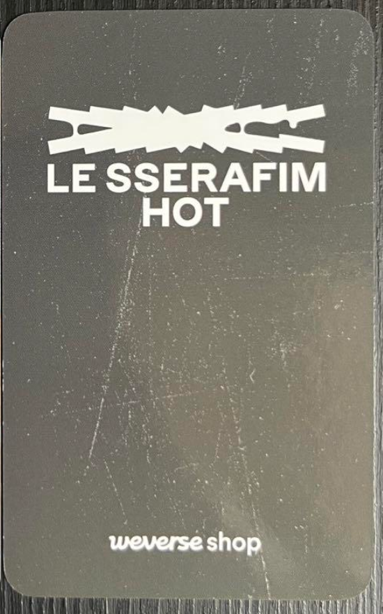 Le Sserafim サクラ HOT weverse 1回目 直筆 トレカ 2601475177.jpg?1749003392