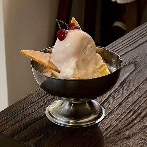 2024 Edelstahl Eisbecher Coup Dessertbecher Schüsseln Eis Servieren - Bild 7 von 17