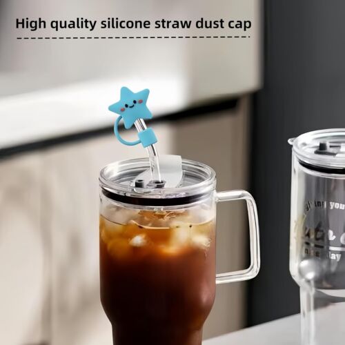 6pcs Straw Cover Cap for Stanley Cup,silicone Straw Topper Compatible with 30&40 - Picture 6 of 7
