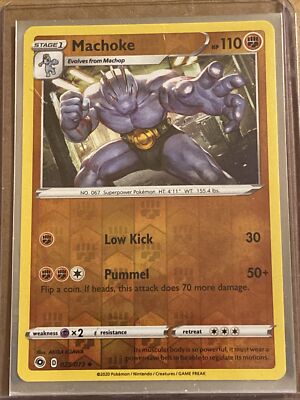 アメリカ購入品 Machoke Pokémon TCG Machoke Champion's Path 025/073 Reverse Holo Uncommon