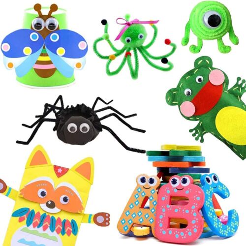100-1000 Self Adhesive Googly Eyes 6/7/8/10/12/15/20mm Stick Wobbly Wiggly Craft - Picture 17 of 18