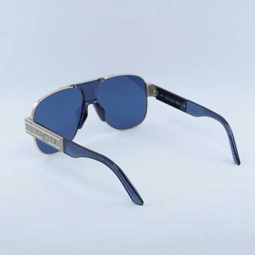 DIOR DIORSIGNATURE A3U B0B0 Sonnenbrille gold/blau 61-13-140 neu authentisch - Bild 4 von 6