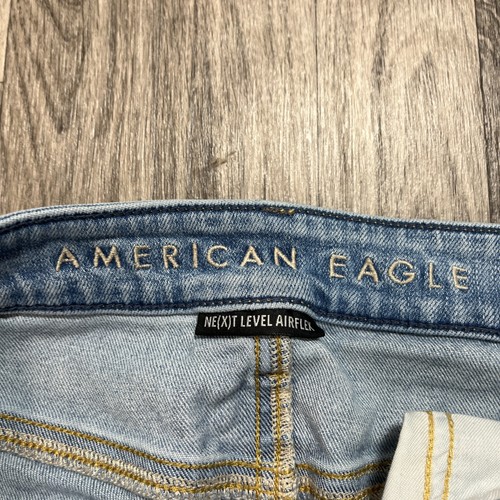 American Eagle Next Level Airflex Skinny Leg Blue Denim Jeans Herren Größe 33 x 30 - Bild 6 von 11