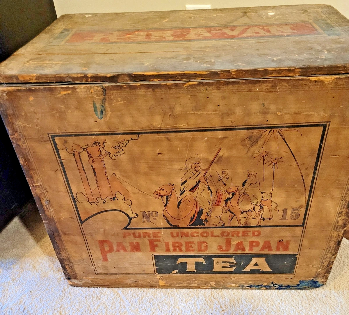 Tea Crate In Antique Wooden Boxes for sale | eBay