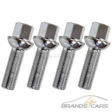 4x FEBI RADSCHRAUBEN KUGELSCHRAUBEN M12 x 1,5 x 20 mm DACROMET SW17 50024788