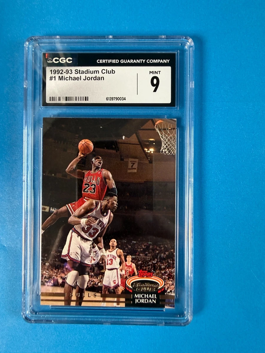 Topps Stadium Club Michael Jordan 1992-93 #1 for sale | eBay