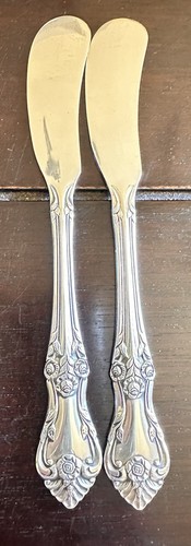 Oneida Sterling Silber Afterglow 2 Butterstreuer Messer