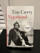Product Image: Tim Curry SIGNED Vagabond Memoir ROCKY HORROR Autographed HC Grand Central NEW!