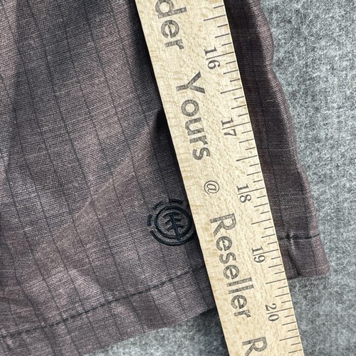 Element Shorts Herren 29 braun kariert Chino Freizeit Skate Logo Polyester M256VHDE - Bild 11 von 11