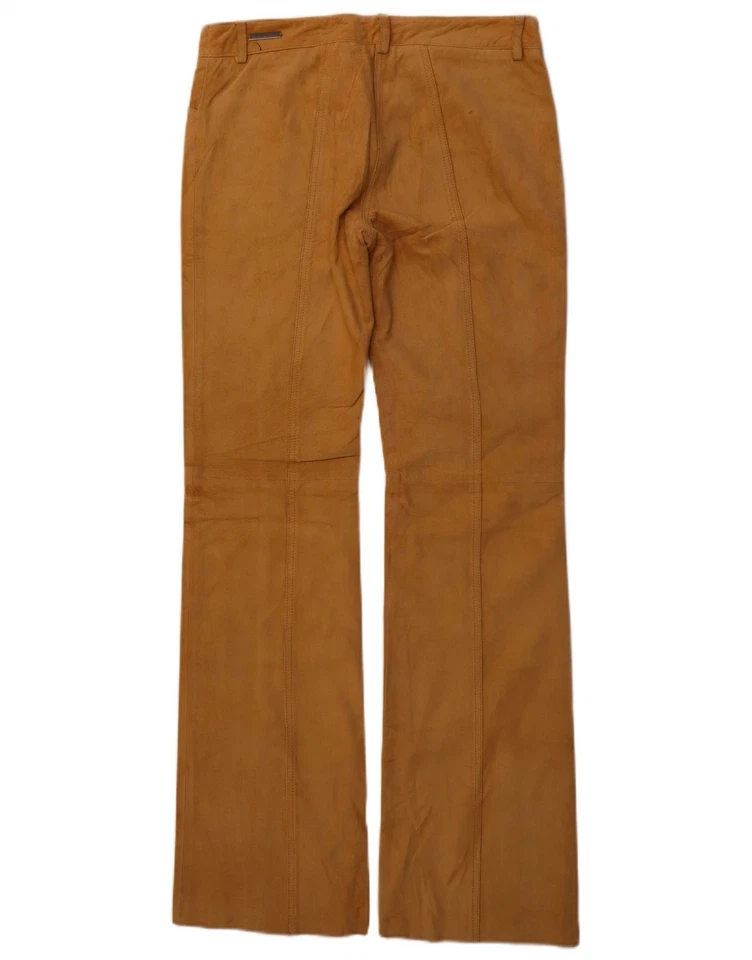 TOMMY HILFIGER Mujer Pantalón Recto Gamuza EE. UU. 6 Mediano W30 L32 Beige AG09 Foto 2 de 3