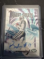 KEYSHAWN JOHNSON 2025 TOPPS FINEST FINEST GREATS AUTO #FGA-KJ JETS