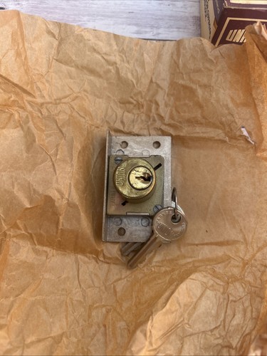 Vintage Union cilindro fino o armadio Deadlock n. 4147 nuovo vecchio magazzino - Foto 2 di 12