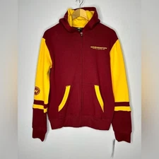 Washington Commanders Youth XL Jacket Sweater Burgundy Gold NWT NFL Apparel