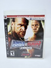 WWE SmackDown vs Raw 2009 Featuring ECW (Sony Playstation 3, PS2) TESTED & WORKS