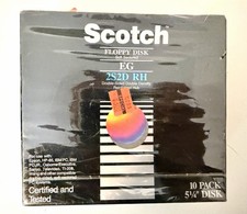 Vintage Sealed 3m Scotch 5.25  Floppy Disk EG...