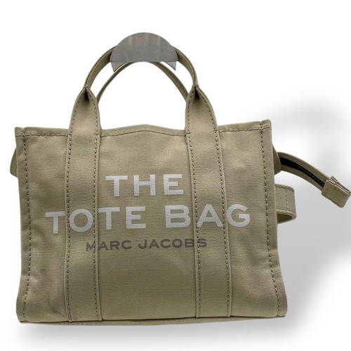 Marc Jacobs The Tote 2Way Handbag Canvas Beige - Picture 3 of 11