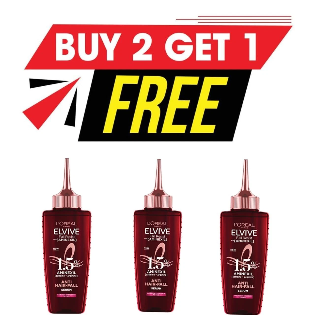 L'Oréal Fall Resist Anti Hair Fall Serum 102Ml | BUY 2 GET 1 FREE | FREE SHIP