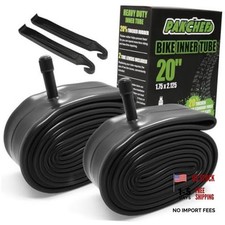 Heavy Duty Bike Inner Tube 20 x 1.75/1.95/2.10/2.125, 20x1.75-2.125 2 Pack