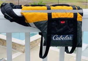 Cabela’s Advanced Dog Flotation Life Vest / Jacket Size Large