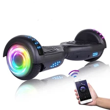 Electric Hoverboard 6.5in for kids Self-Balancing Bluetooth Music LED Hoverboard