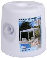 Eda Pavillonfuß, Kunststoff, Zum BefüLlen, Weiß