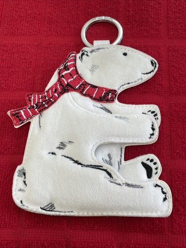 PORTACHIAVI VERA BRADLEY ORSO POLARE/BEARY ALLEGRO ICONICO SACCHETTO REGALO CIONDOLO - Foto 5 di 15
