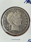 1902 O Barber Silver Half Dollar 50C New Orleans, Fine, Better Date