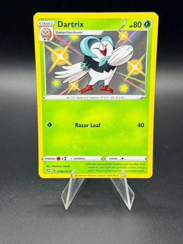 Pokemon Shining Fates: Shiny Vault Dartrix SV002/SV122 NM