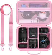 Carrying Case for Canon EOS Rebel T7 / R50 / R6 Mark II / R100 Cameras, Storage