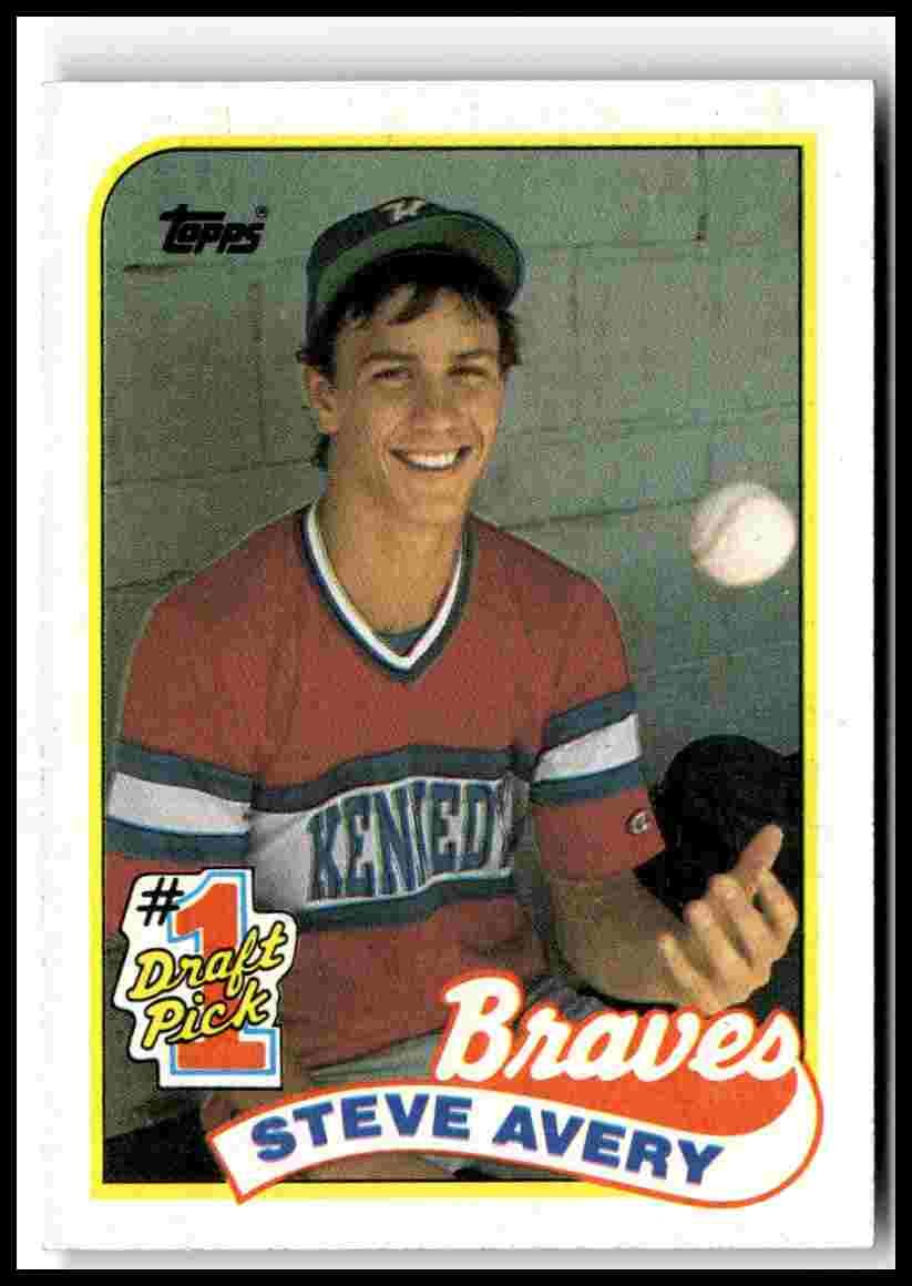 1989 Topps #784 Steve Avery Rookie Card RC