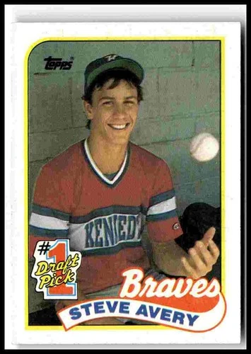 1989 Topps #784 Steve Avery Rookie Card RC