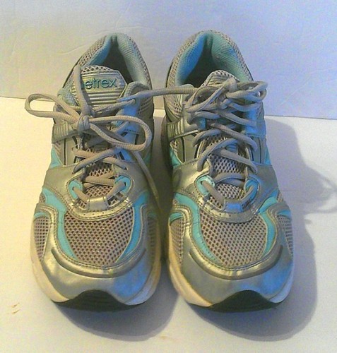 Autrex Apex X527 Women's Boss Runner - Silver/Blue Size 11 W - FREE SHIPPING - Picture 2 of 3