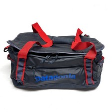 Patagonia Black Hole Duffel Bag 40L Backpack Travel Carry-on -Smolder Blue w/Red