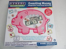 School Starters Counting Money Magnetic Learning Activity for Ages 3