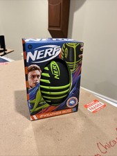 Nerf Weather Blitz Football All Weather Grip Neon Green Accents Brand NEW Sealed
