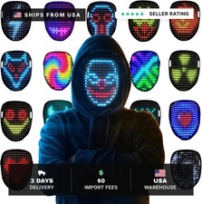 Mr.Pang LED Light Up Mask with Gesture Sensing, Kids Toys Gifts for Boys
