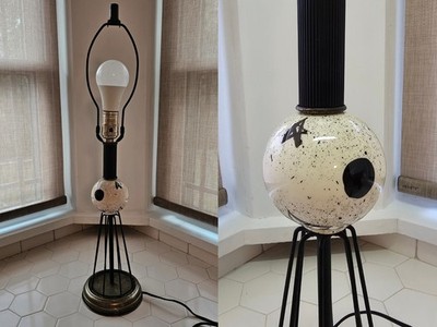 Vintage Mid Century Modern Ceramic Atomic Lamp MCM Robert's