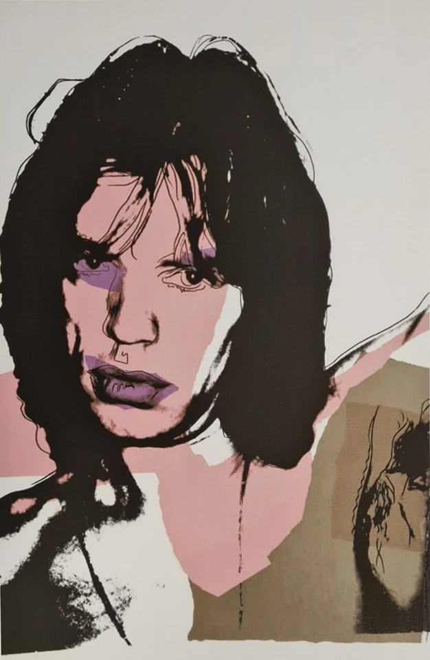 ANDY WARHOL * Mick Jagger *57 x 38*signed lithograph*Kunstdruck*limited # xx/100 - Bild 2 von 4