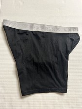 Express Luxe Comfort Boxer Briefs, Large, Black Gray waistband , Open Fly, NWOT