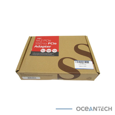 SIIG M.2 PCIe SSD to PCIe Adapter Brown Box Model SC-M20111-S1