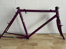 Vintage Purple Trek 930 Singletrack Frame Fork 20” MTB 26 Lugged Made in USA