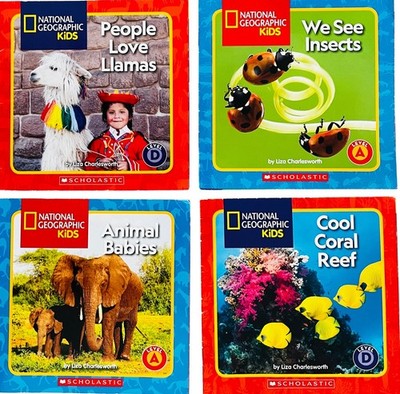 National Geographic Kids Level A-D Readers 10 Book Lot