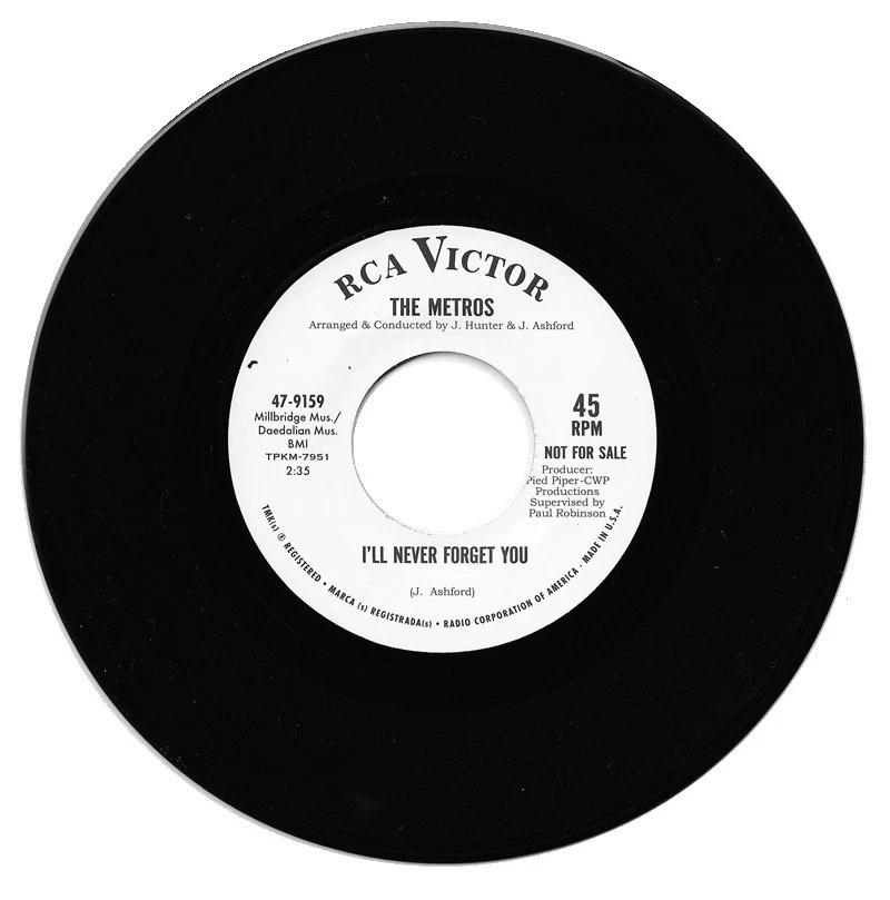The Metros Since I Found My Baby / I'll  Never Forget You Northern Soul Listen - Image 2 of 2