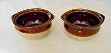 Crestware Porcelain Ceramic Onion Soup Crock Bowls, Small 10 Ounce, Set of 2